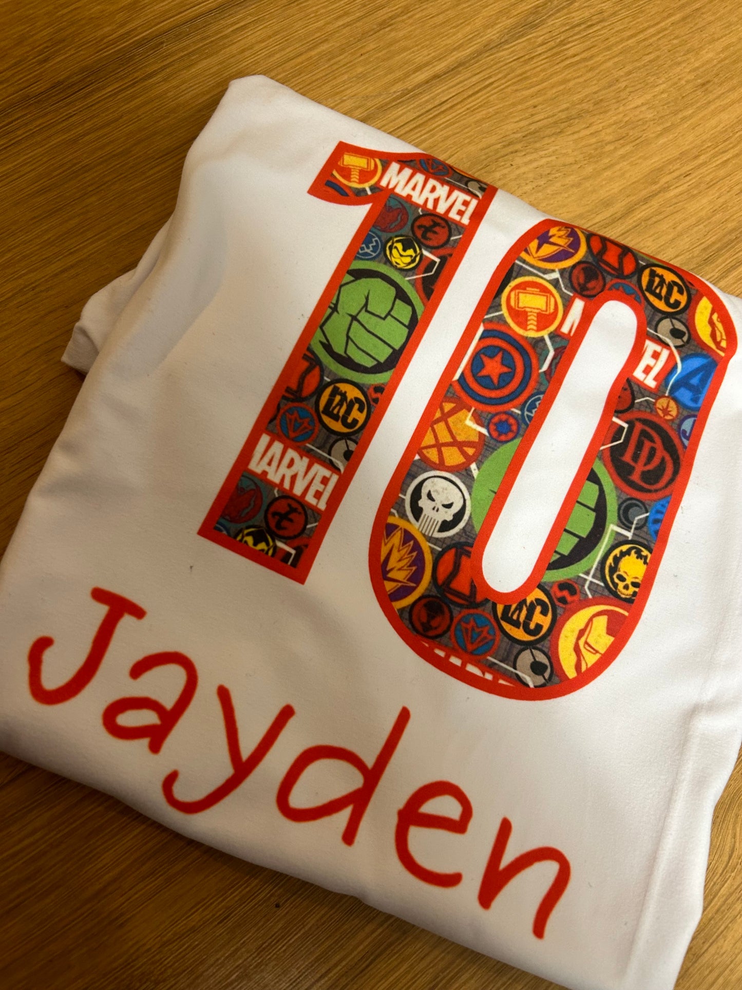 Age Number birthday T-shirt