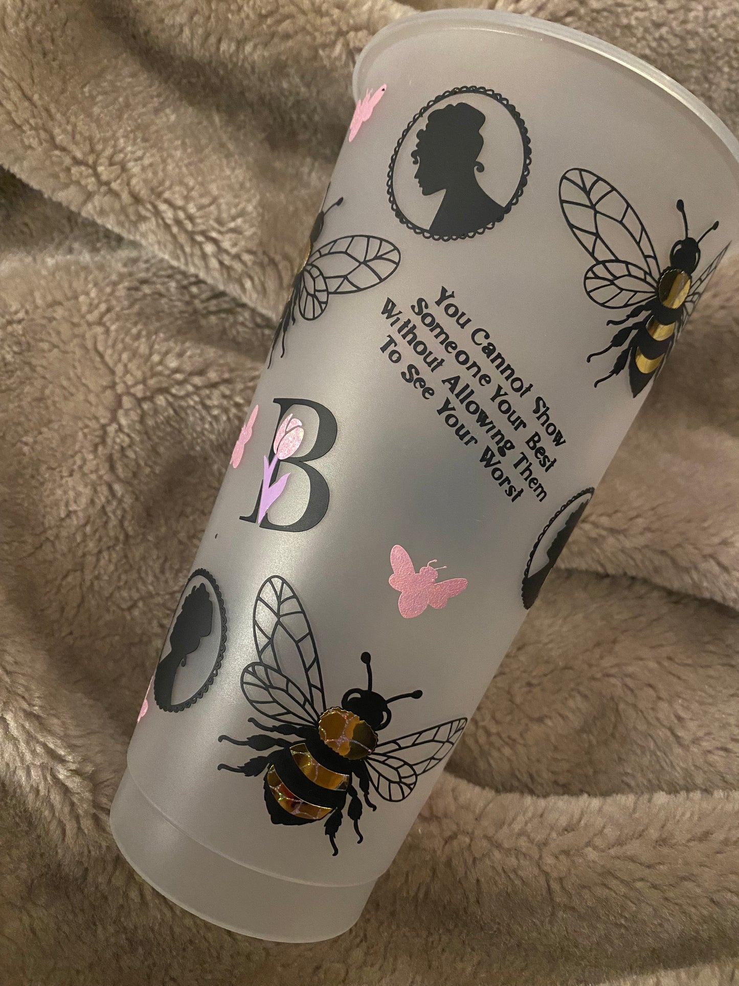 Bee Quote cold cup