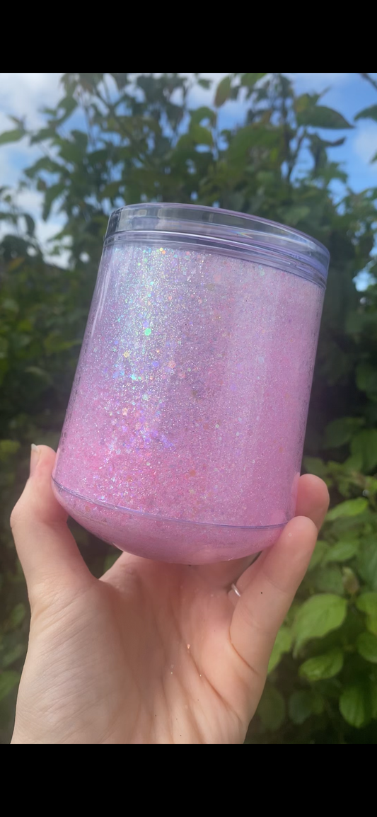 Custom Glitter wine tumbler