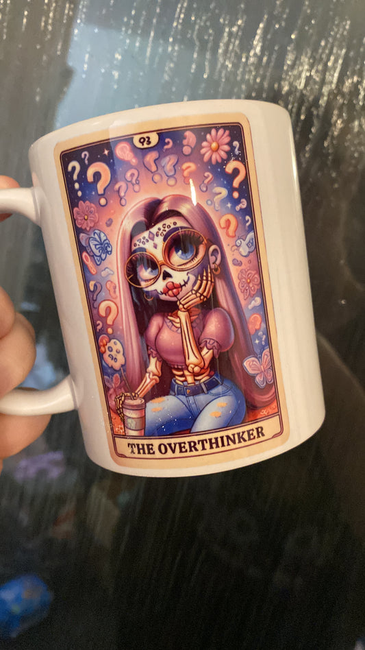 The Over thinker Tarot mug