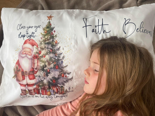 Personalised Believe pillow case