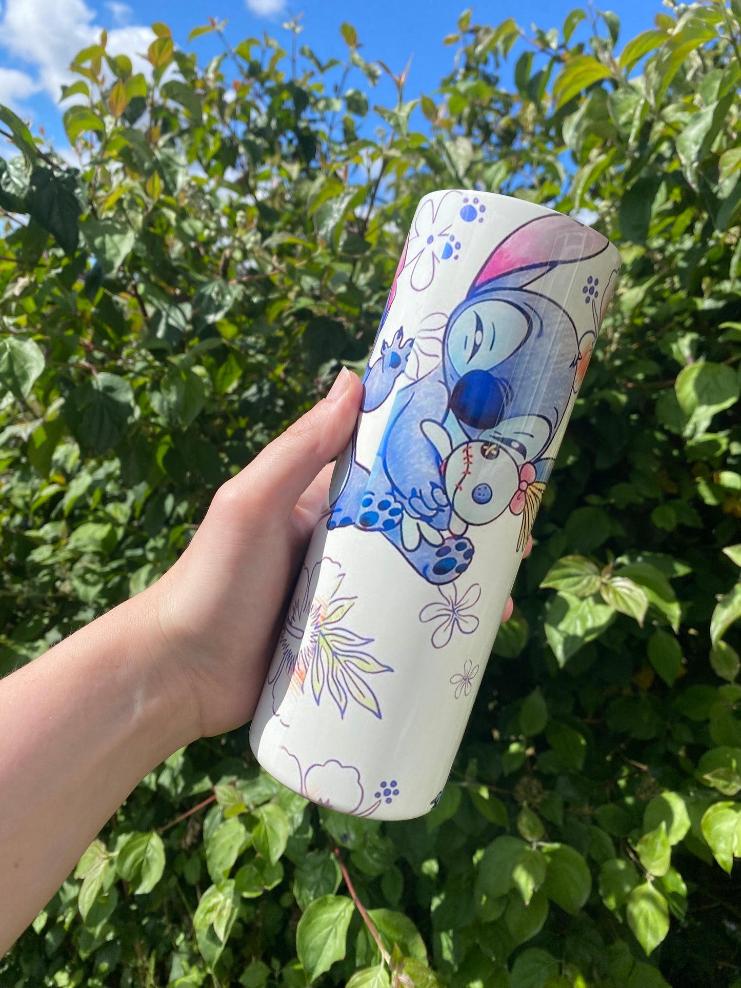 Stitch Flower Tumbler