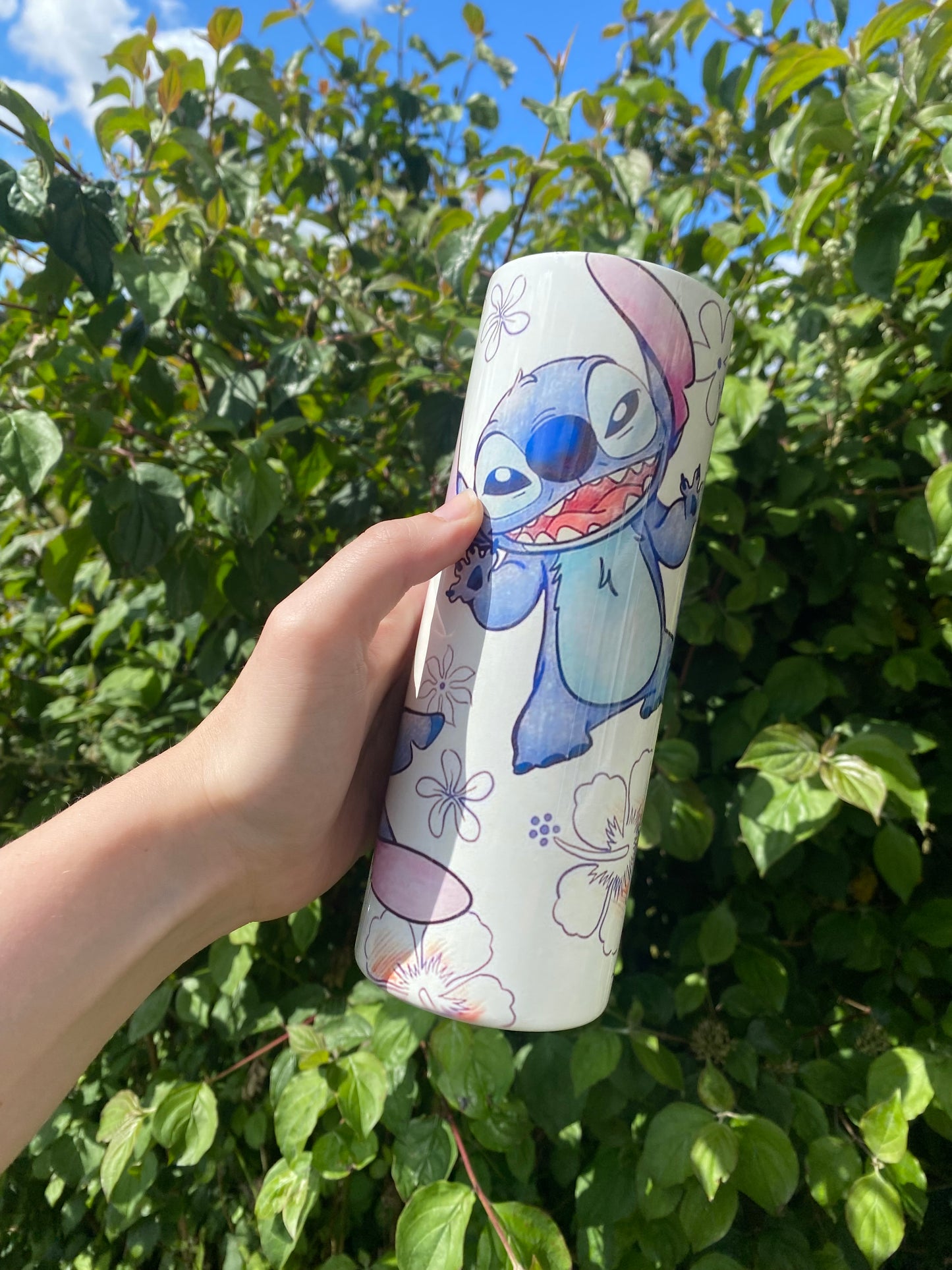 Stitch Flower Tumbler