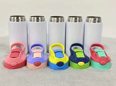 Custom drink bottle coloured lid