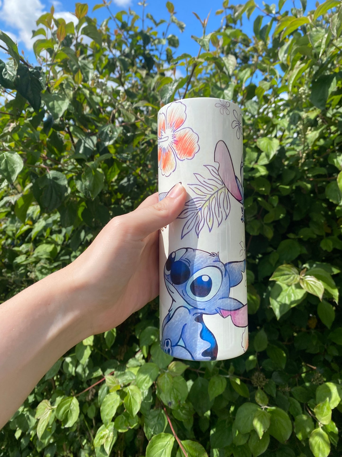 Stitch Flower Tumbler