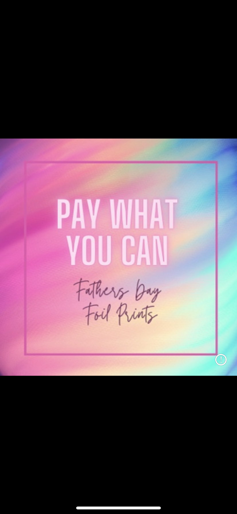 Pay what you can Print - Fathers Day