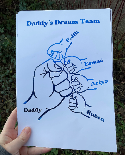 Fist bump Print - Fathers Day