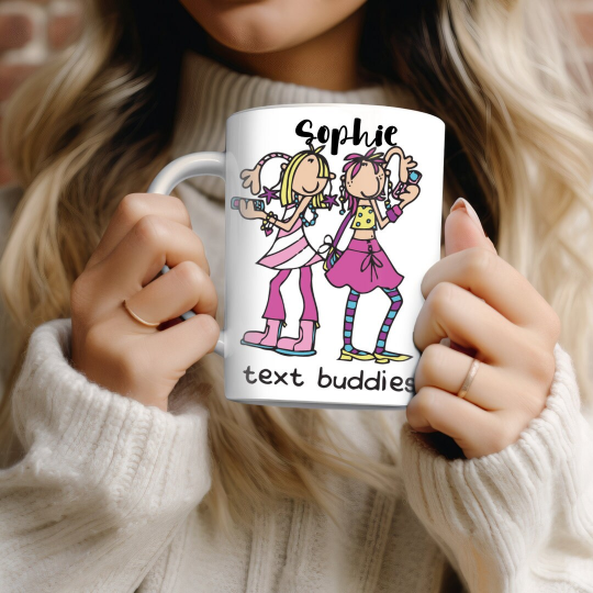 Text Buddies GC 90s Mug