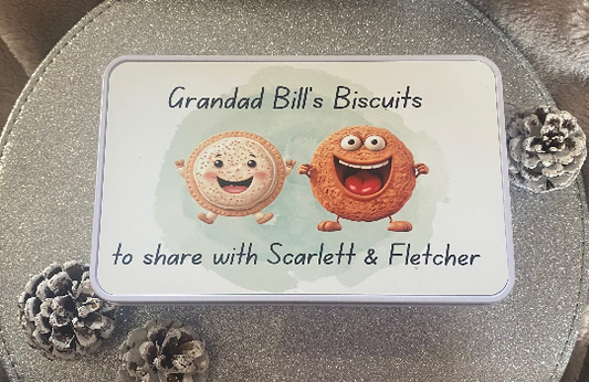 Personalised Biscuit Tin