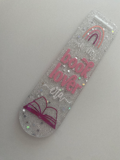 Book Lover Era Acrylic Bookmark