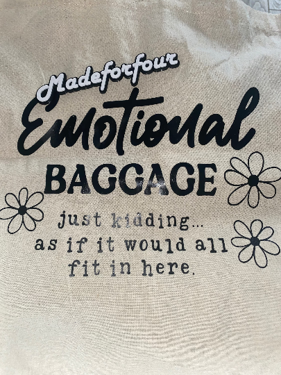 Emotional Baggage Tote Bag