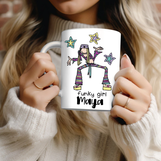 Funky Girl GC 90s Mug