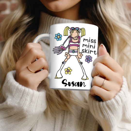 Miss Mini Skirt GC 90s Mug