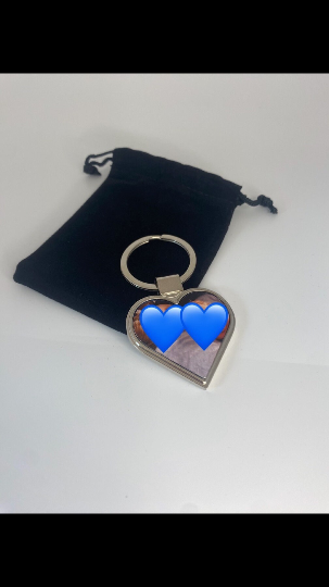 Photo Heart Keyring